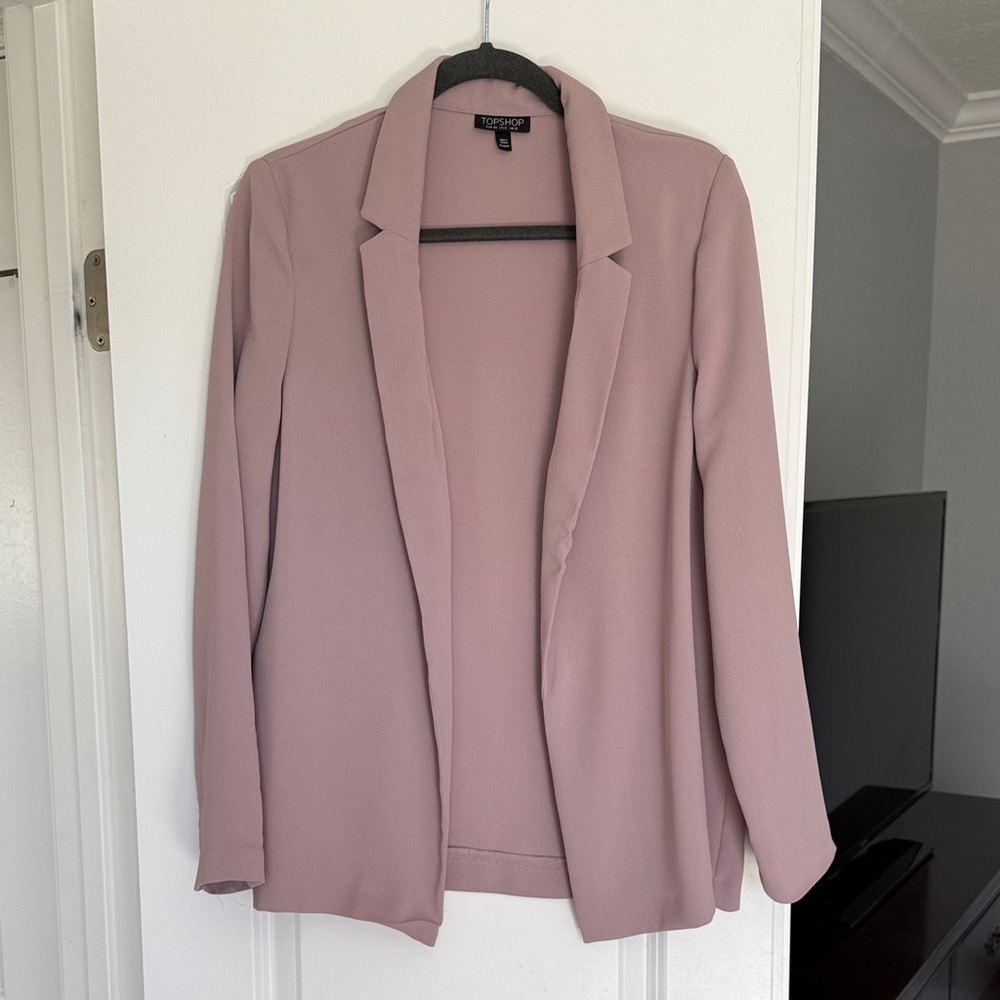 Topshop Blush Pink Blazer